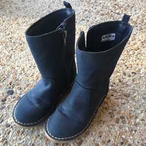 Carter’s size 9 Navy Boots - Toddler Girls